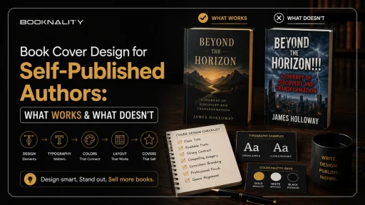 Book Cover Design Tips for Self-Published Authors