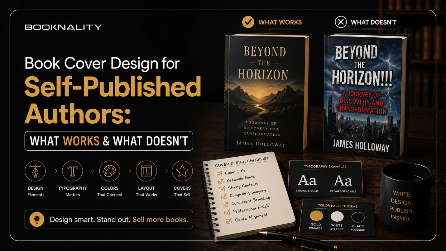 Book Cover Design Tips for Self-Published Authors