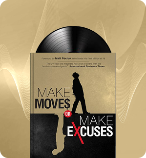 Audiobook cover — Make Moves or Make Excuses