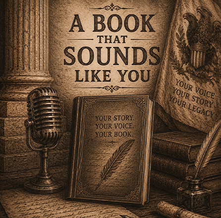 Illustration-style imagery representing fairness and authorship